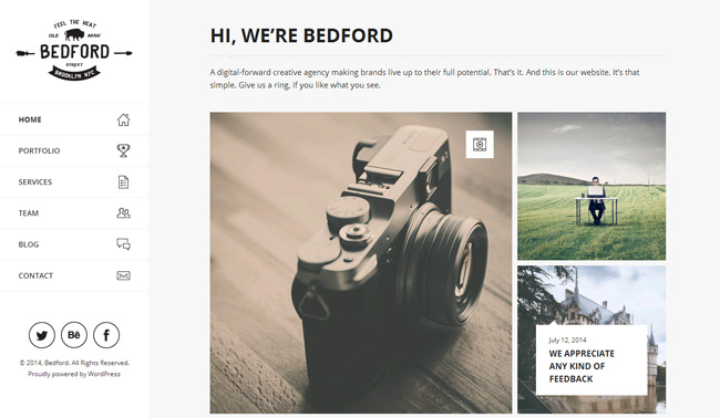 Bedford WordPress Theme