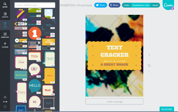 Editing with Canva