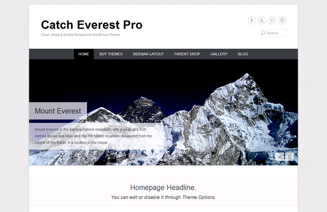 Catch Everest Free WordPress Theme