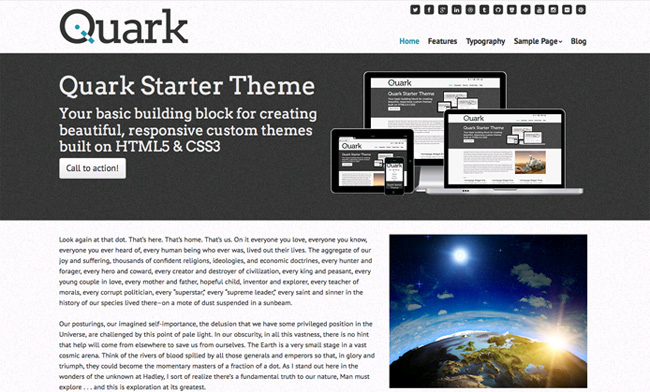 Quark Free WordPress Theme
