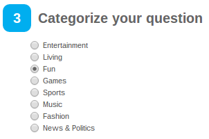 Categorize Your Question