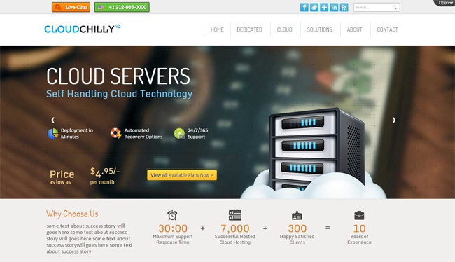 CloudChilly V2 WordPress Theme