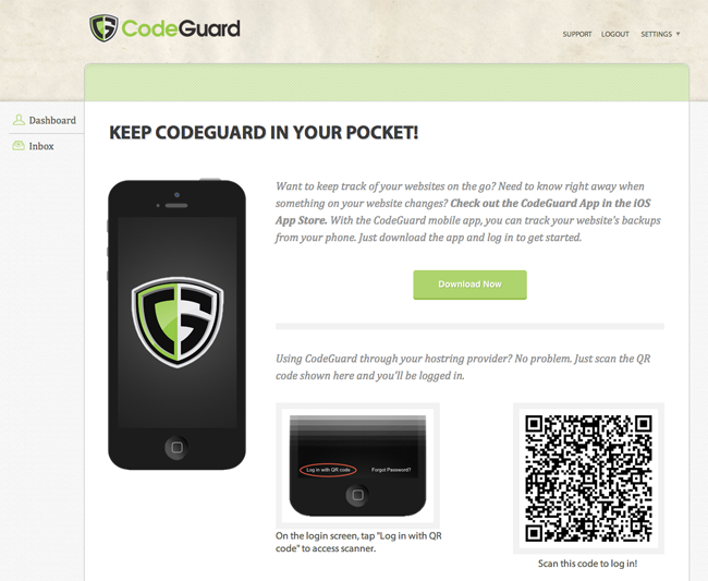 CodeGuard Mobile App