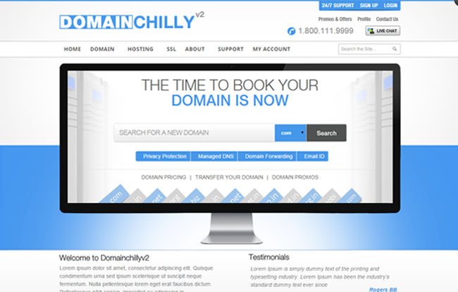 DomainChilly V2 WordPress Theme