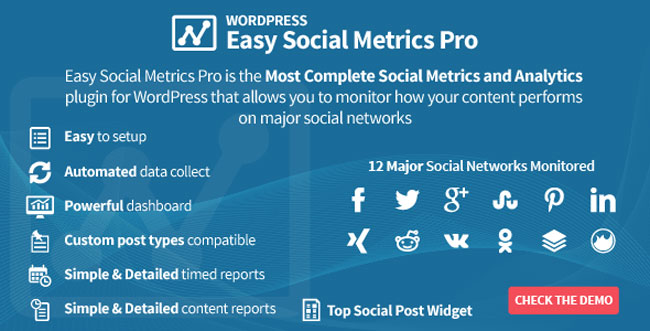 Easy Social Metrics Pro