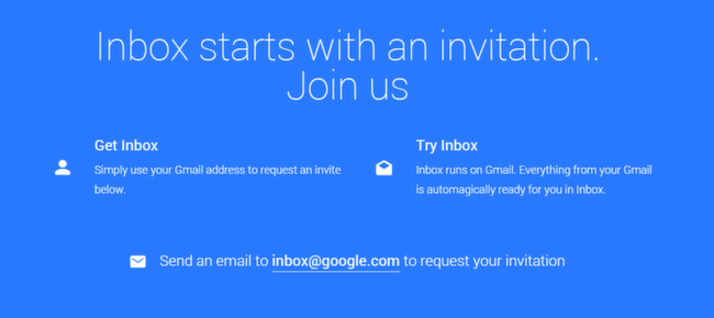 Inbox: Invite
