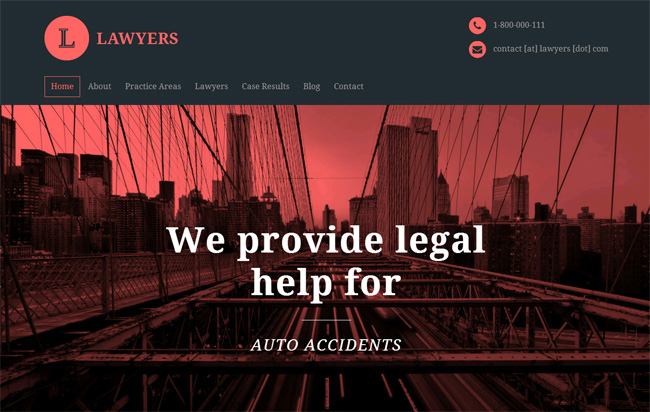 Lawyers Premium WordPress Theme