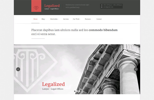 Legalized Premium WordPress Theme