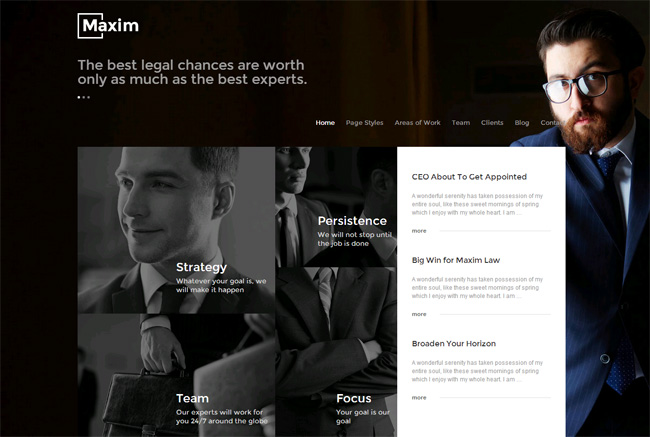 Maxim Premium WordPress Theme