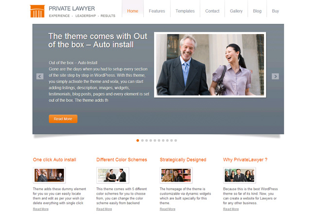 Private Lawyer Premium WordPress Theme