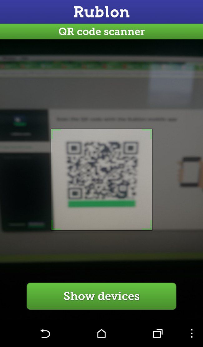 Rublon QR Code Scanner App