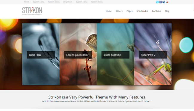Strikon WordPress Theme
