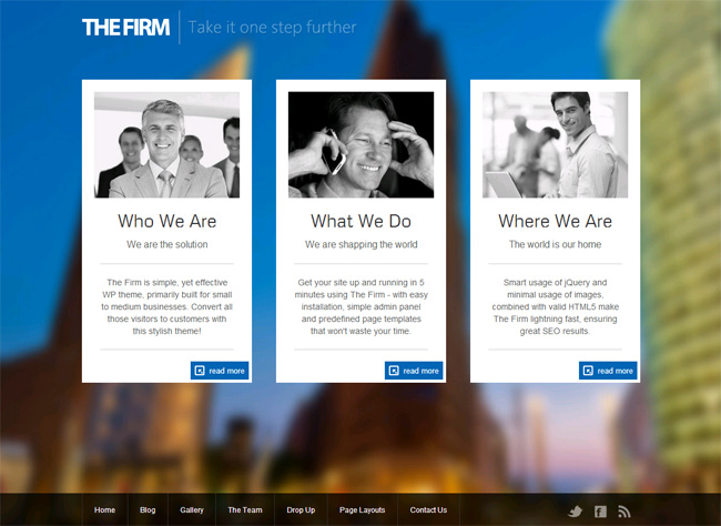 The Firm Premium WordPress Theme