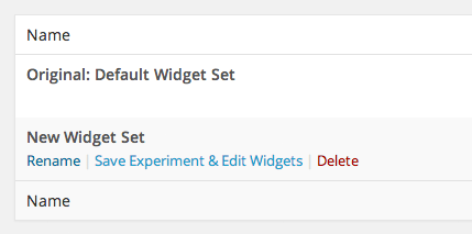 Add Widget Experiment