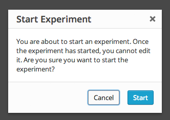 Start Heatmap Experiment