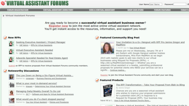 Virtual Assistant Forums