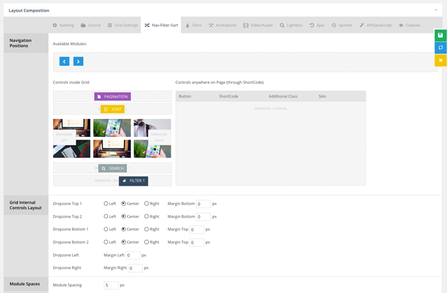 Full Grid Nav Filter Sort