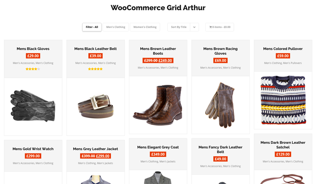 WooCommerce Product Grid