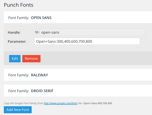 Punch Fonts