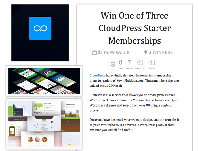 CloudPress Competition