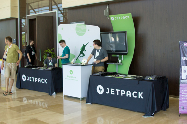 Jetpack Booth at WordCamp Europe