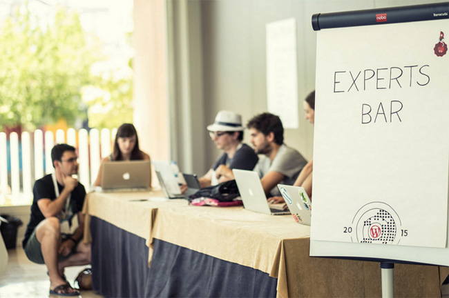 Experts Bar at WordCamp Europe