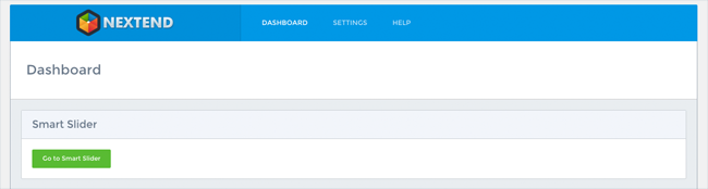 Nextend Dashboard