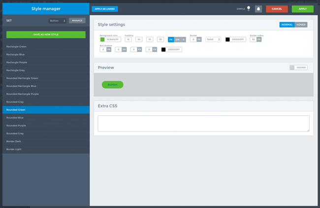 Smart Slider Style Settings