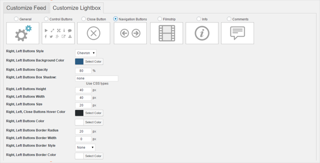 Customise Navigation Buttons