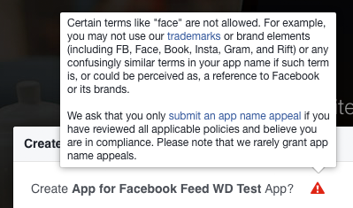Facebook Trademark