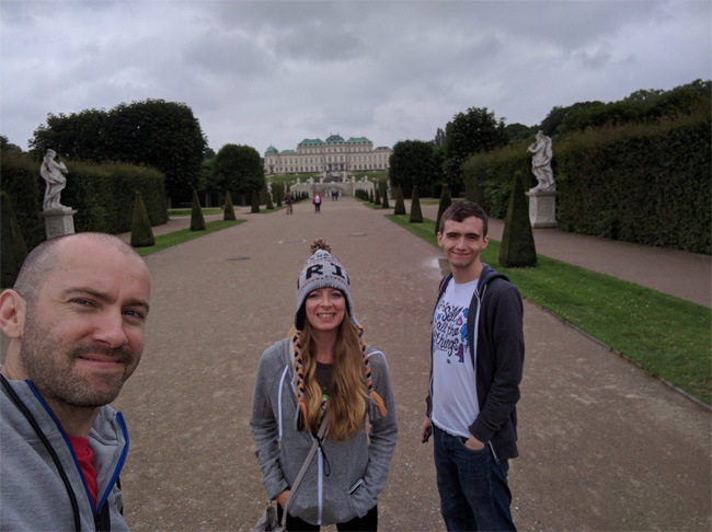 Selfie Outside the Belvedere
