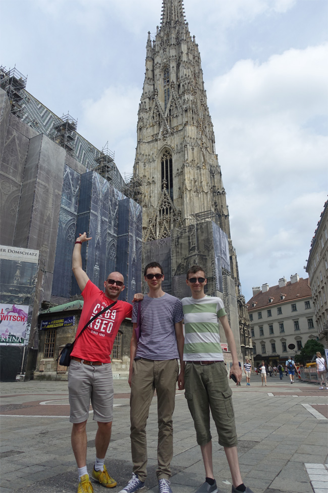 Outside St. Stephen's Cathedral