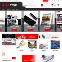 Alpha Store eCommerce WordPress Themes