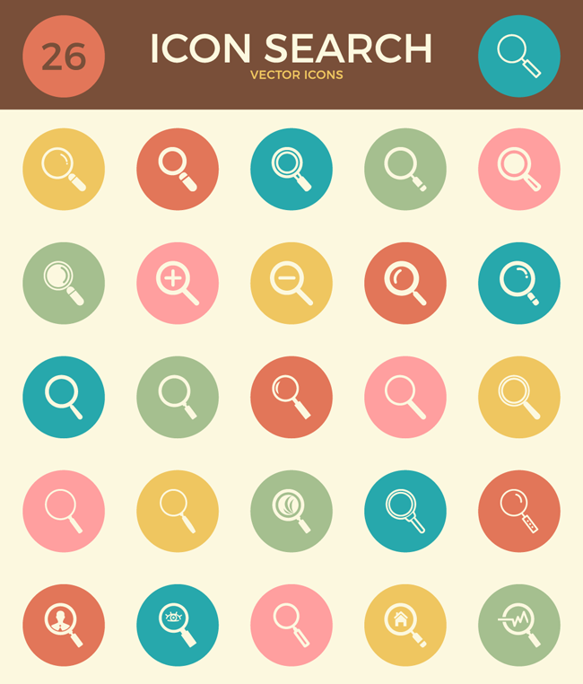 Icon Search Vector Icons