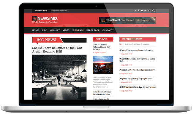 News Mix Free Magazine WordPress Themes