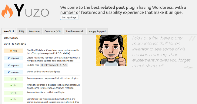 Yuzo Related Posts Plugins