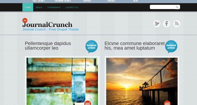 Journal Crunch Drupal Theme
