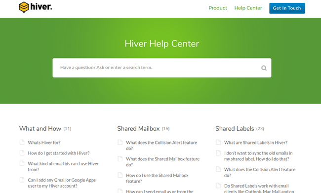 Hiver Help Center