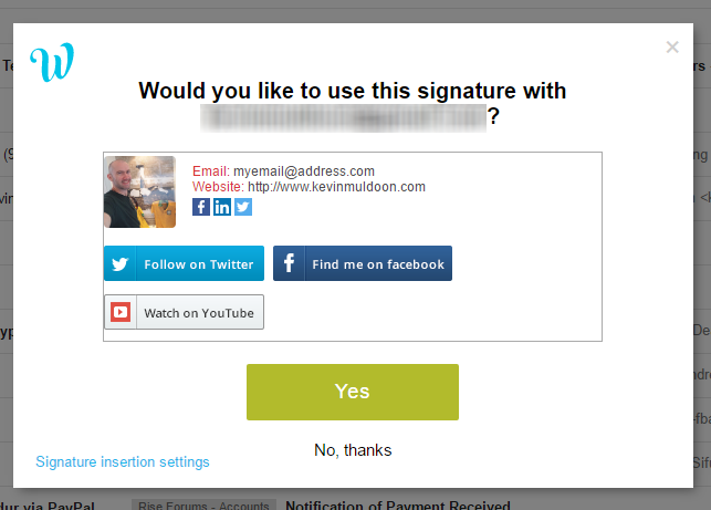 Confirm Your Gmail Signature