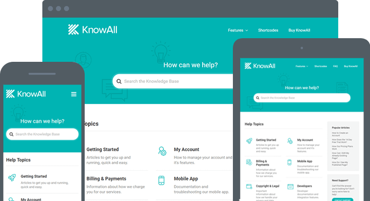 KnowAll Responsive Design