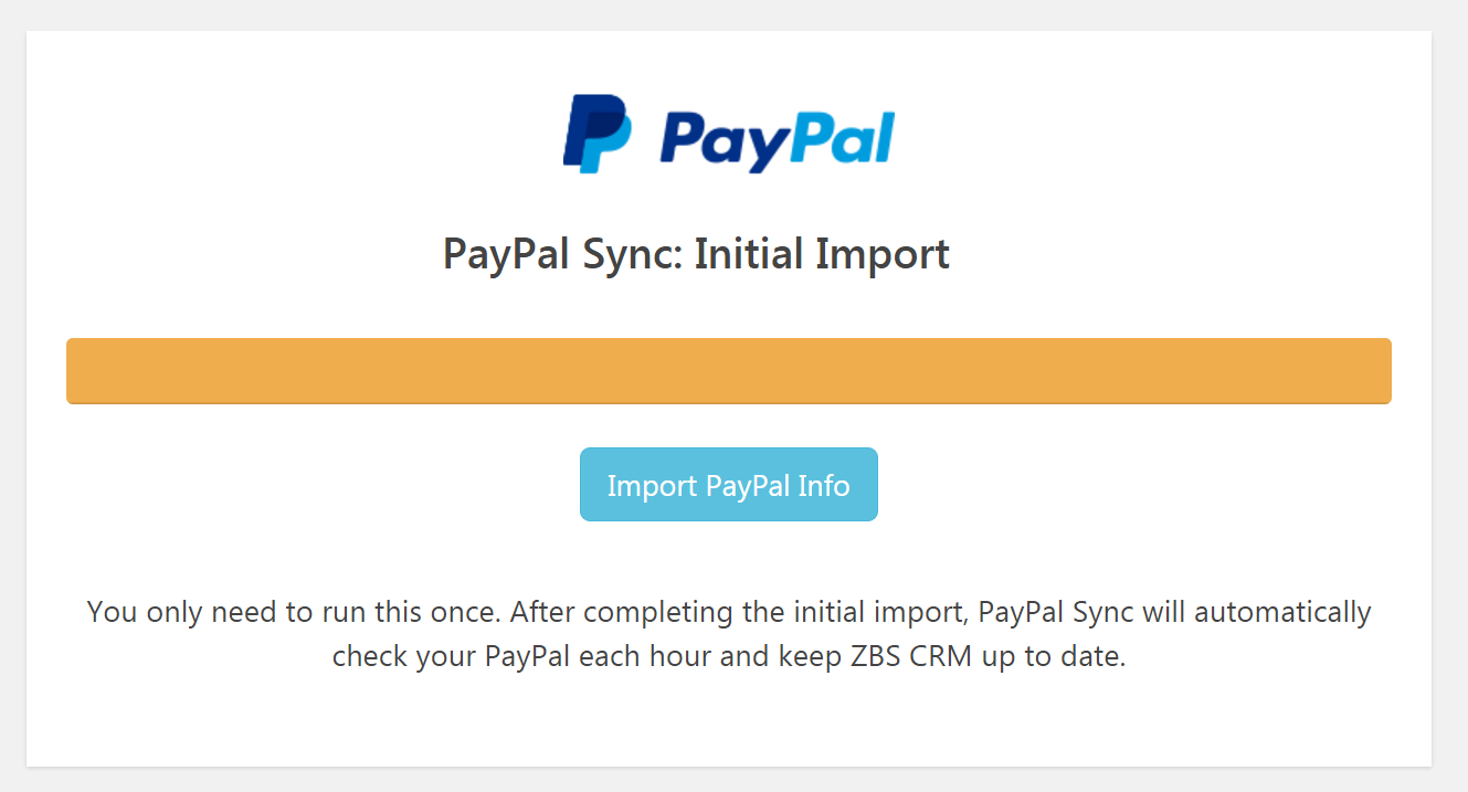 PayPal Sync