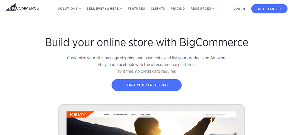 BigCommerce Home Page