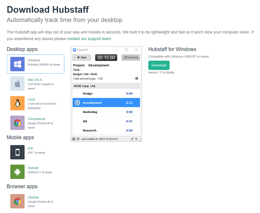 Download Hubstaff