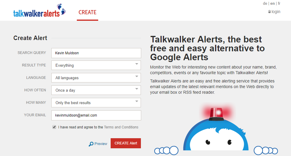 TalkWalker Alerts