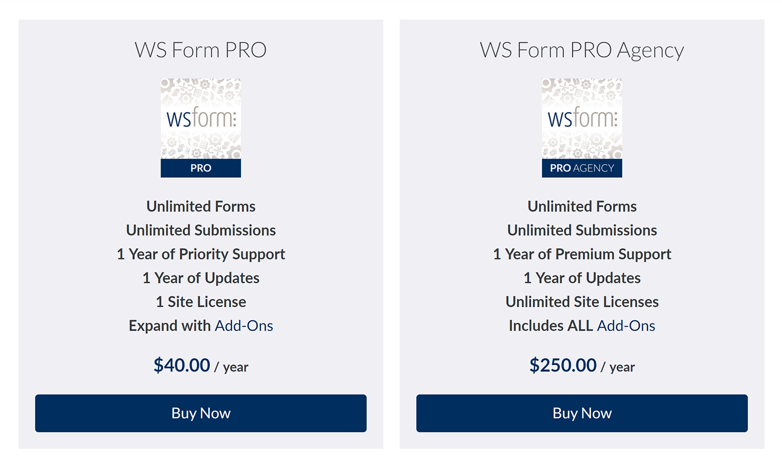 WS Form PRO Pricing