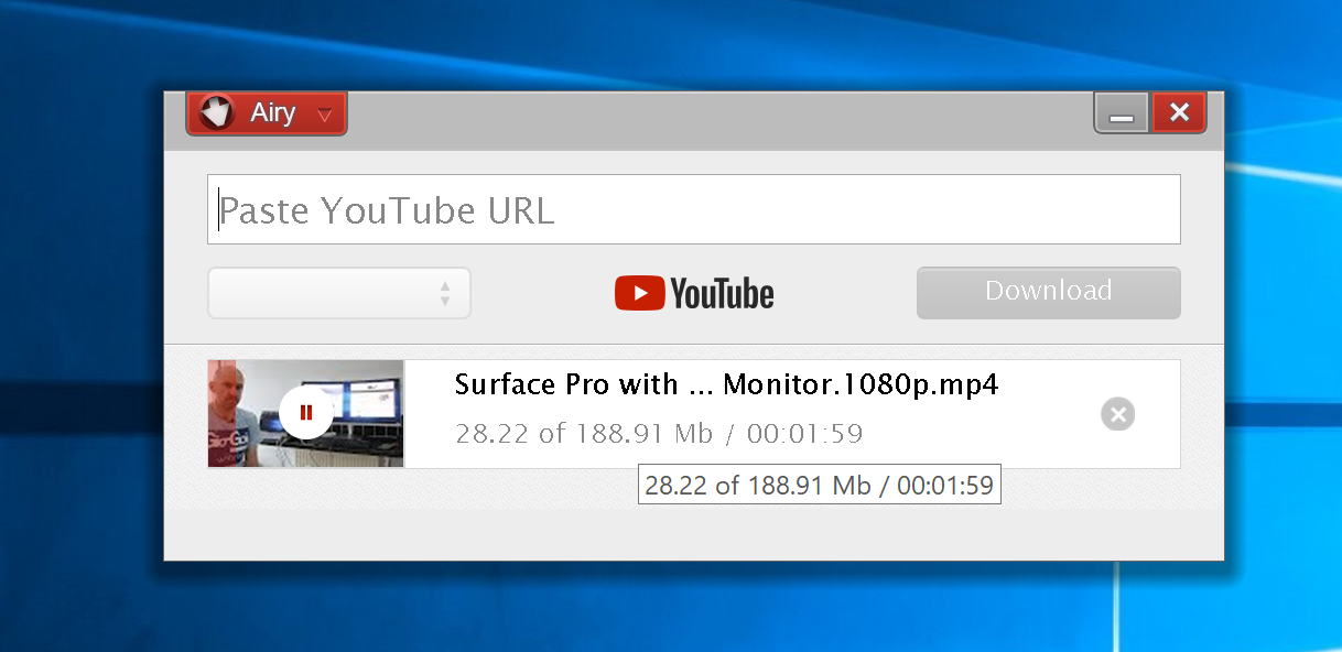 airy youtube downloader