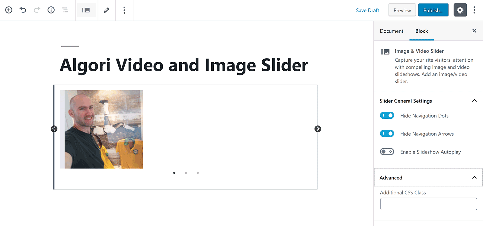 Algori Image and Video Slider