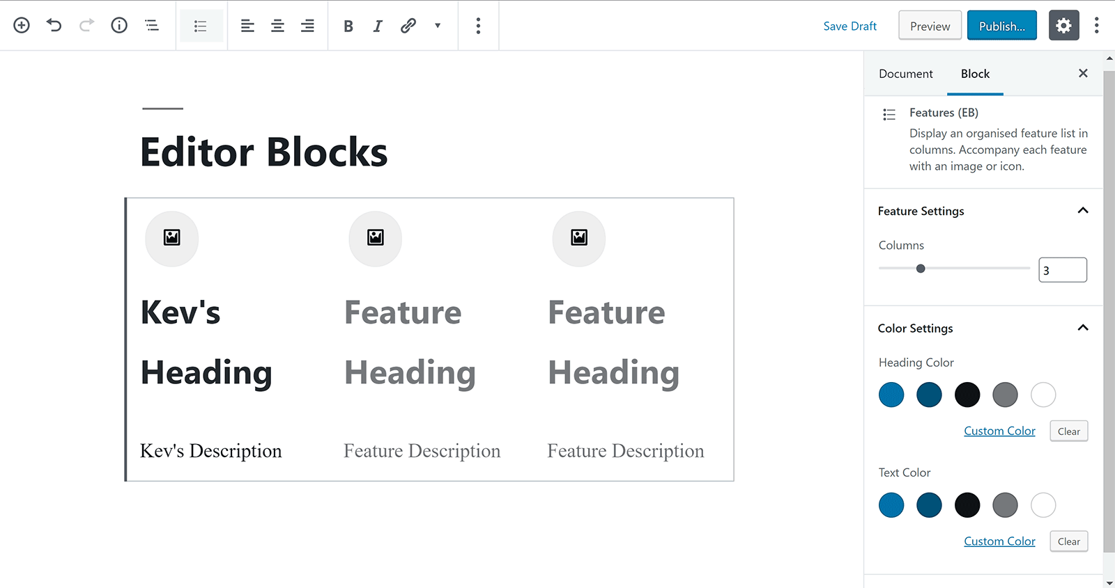 Editor Blocks