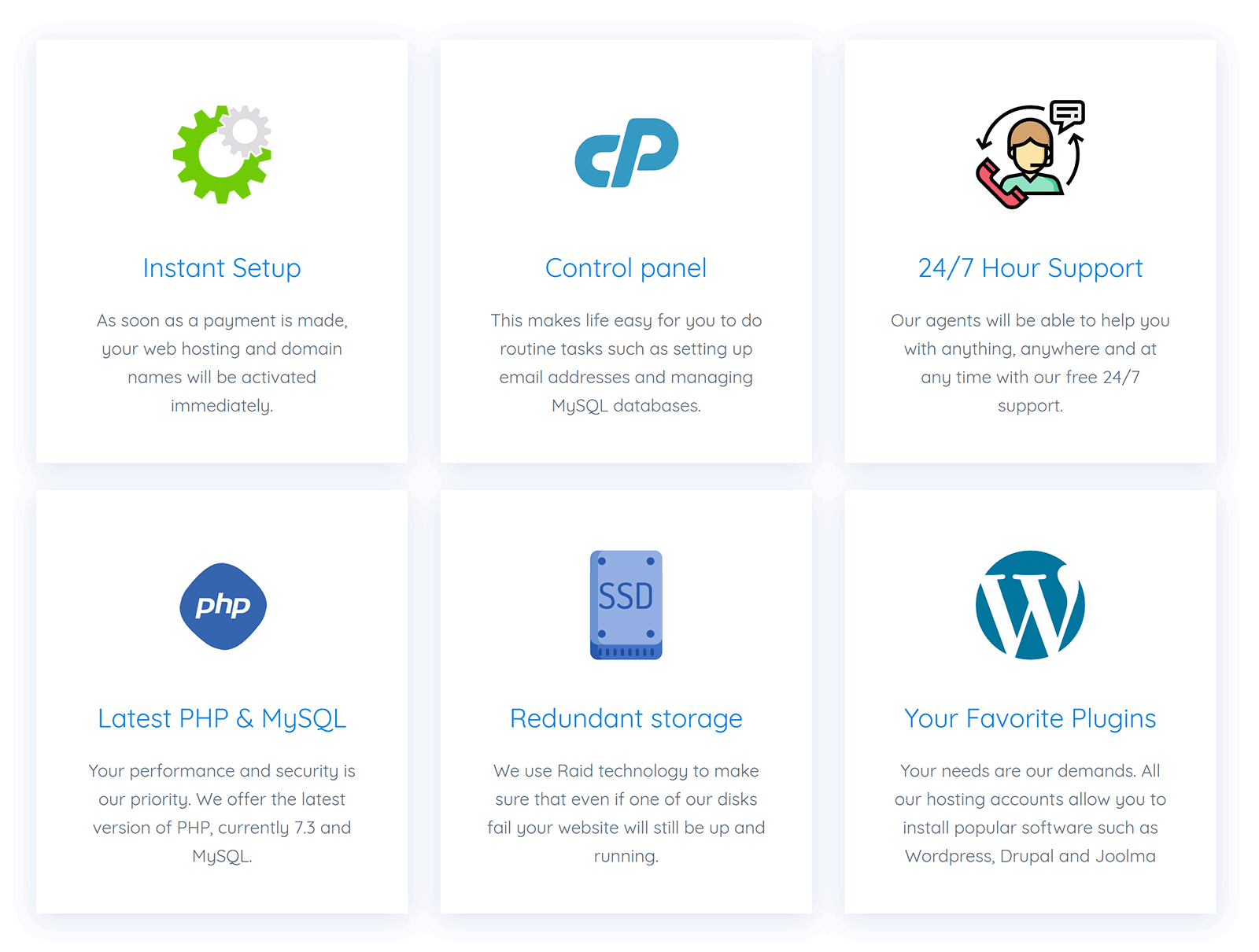 HostUp Features