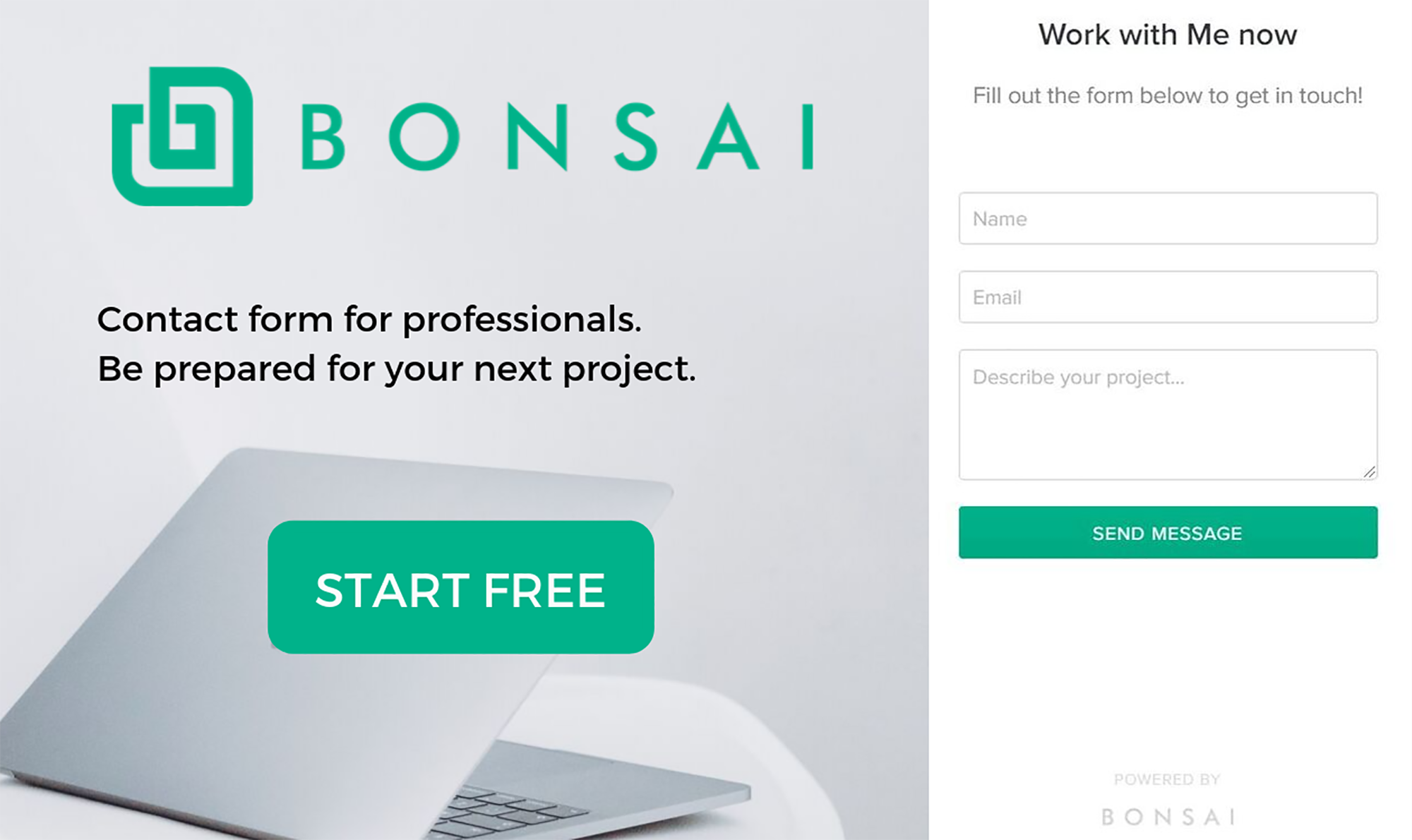 Bonsai Contact Form